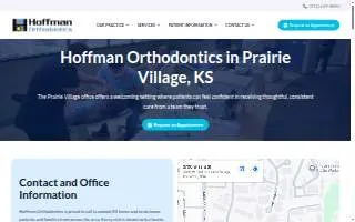 Hoffman Orthodontics - Prairie Village website
