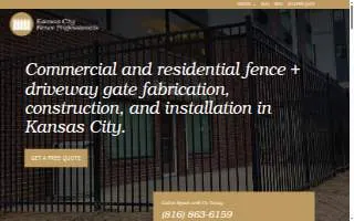 KC Fence Pros of Prairie Village website