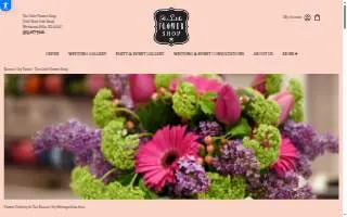 The Little Flower Shop website