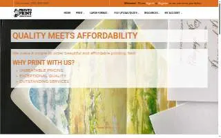 Pronto Print website