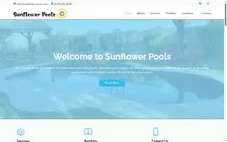 Sunflower Pool & Patio website
