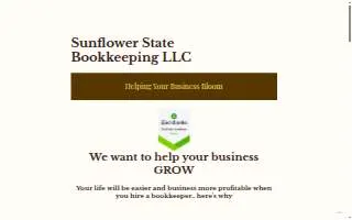 Sunflower State Bookkeeping LLC website