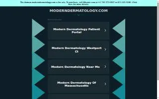 Modern Dermatology & Asthrcs website