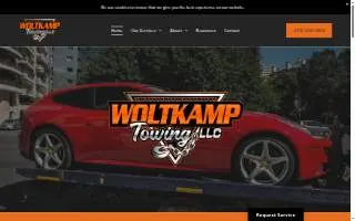 Woltkamp Towing website
