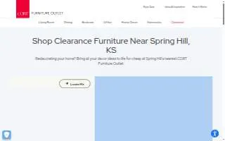 CORT Furniture Outlet of Spring Hill website
