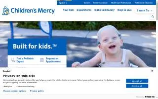 Pediatric Care Specialists, Inc. - An Affiliate of Children's Mercy website