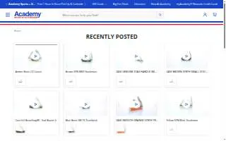 Academy Sports + Outdoors of Topeka website