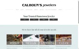 Calhoun's Jewelers of Topeka website