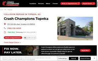 Crash Champions Collision Repair Topeka website