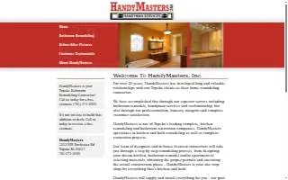Handymasters website