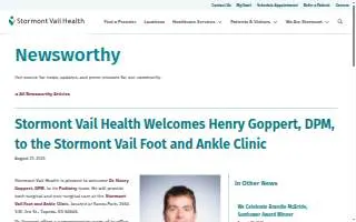Henry Goppert DPM website