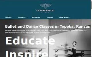 Kansas Ballet Academy website