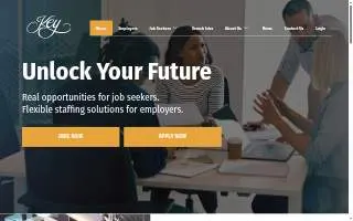 Key Staffing website
