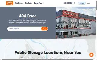 Public Storage of Topeka website