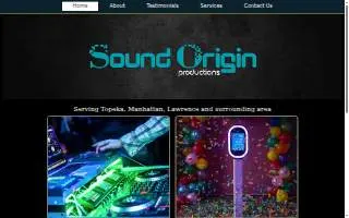 Sound Origin Productions website