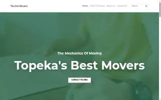 Techno Movers website