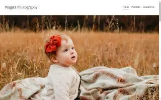 Wagers Photography website