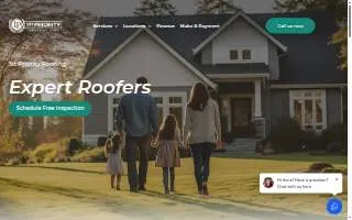 1st Priority Roofing - Wichita website