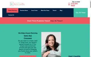 Coultis Law, LLC website