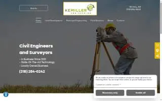 K E Miller Engineering PA website