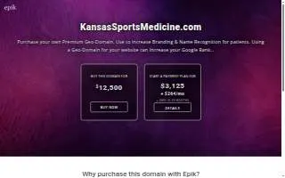 Kansas Orthopaedic Center of Wichita website