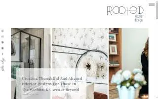 Rooted Interior Design website