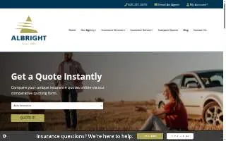 Albright Insurance website