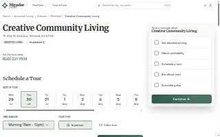 Creative Community Living website