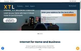 Nextlink Internet of Winfield website