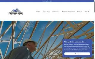 Profound Home Inspections of Winfield website