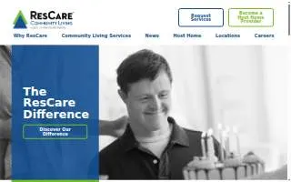 ResCare Community Living of Winfield website