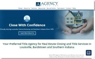 Agency Title, Inc. website