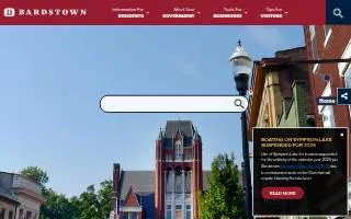 Bardstown Art Gallery website