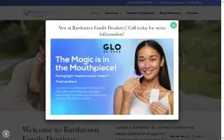 Bardstown Family Dentistry website