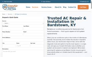 CozyAir Bardstown HVAC Repair