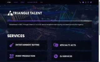 Triangle Talent DJs of Bardstown website