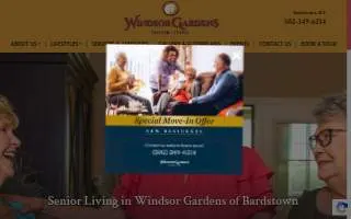 Windsor Gardens website