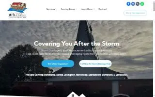 Ark Covering & Restoration website
