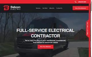 Babcon Electric website
