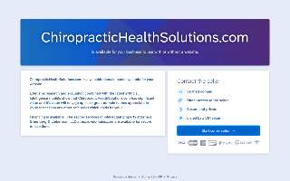 Chiropractic Health Solutions