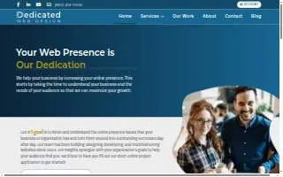 Dedicated Web Design of Somerset website