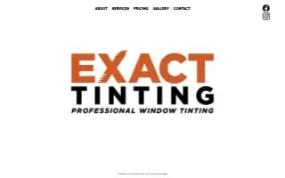 Exact Tinting website