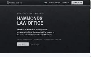 Hammonds Law Office website