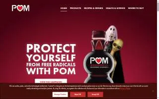 Pom Home Care website