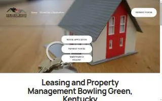 Bowling Green Property Management website