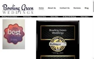 Bowling Green Weddings website
