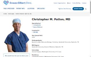 Christopher M. Patton, M.D.