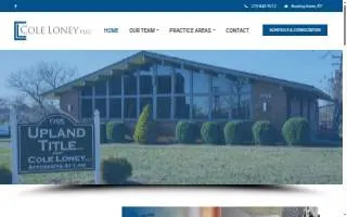 Cole Loney, PLLC website