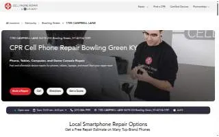 CPR Cell Phone Repair of Bowling Green website