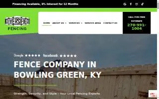 Diversified Fencing Plus, LLC website